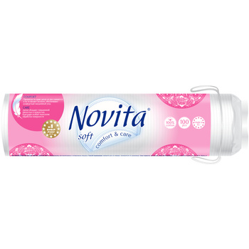 Płatki kosmetyczne Novita Soft 100 szt