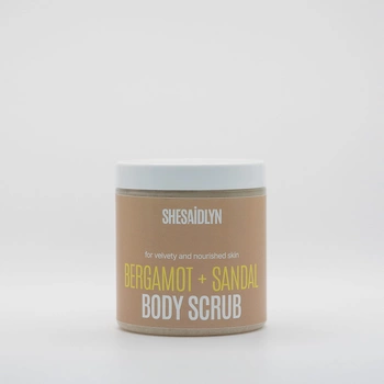 Peeling z cukrem i solą Bergamot + Sandał