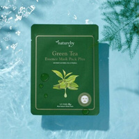 Plus Green Tea Essence Mask Pack 10 szt NATUREBY