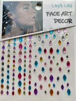 Kryształki samoprzylepne diamenciki na twrz , oczy