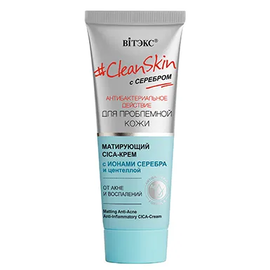 #CleanSkin Matujący krem ​​CICA na trądzik i stany zapalne Vitex