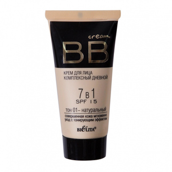 ​​BB Krem do twarzy Kompleksowy na dzień 7 w 1 SPF15 01 naturalny BB cream