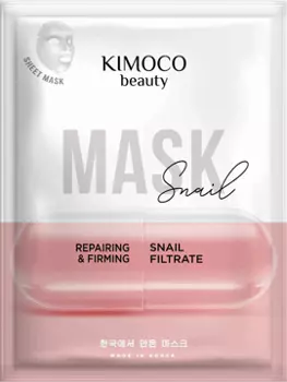 KIMOCO BEAUTY Maska w płachcie z filtratem ze śluzu ślimaka