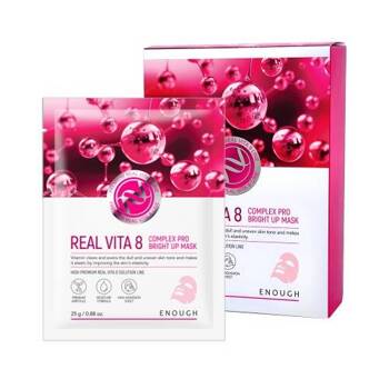 Real Vita 8 complex Pro Bright up mask (10 pcs) ENOUGH